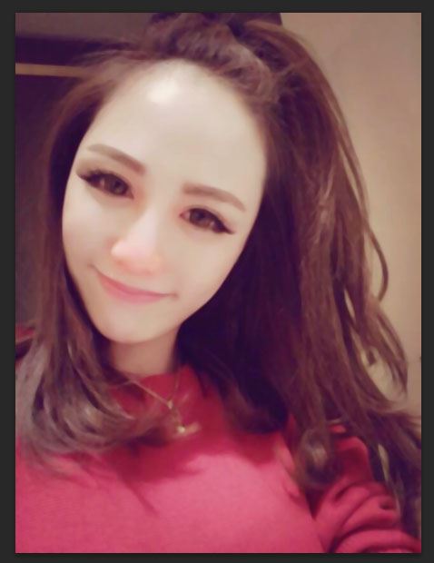 ps+sai把可爱美丽的红衣美女图片转成好看的手绘图片效果