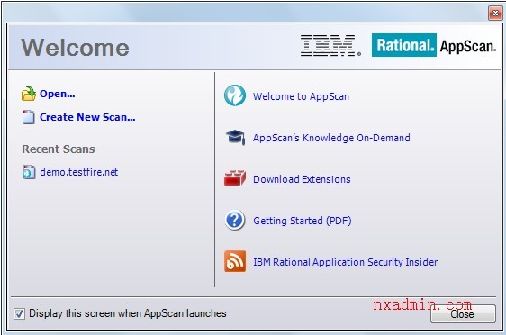 ibm rational appscan使用详细说明 - 第1张  | 阿德马web安全