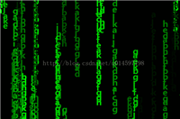 HTML+JS实现“代码雨”效果源码(黑客帝国文字下落效果)