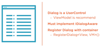 WPF框架Prism中对话框Dialog用法介绍