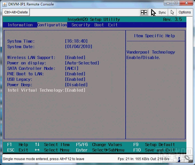 intel virtual technology bios设置