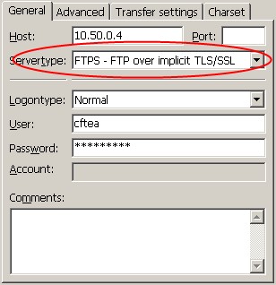 filezilla server用ftp客户端设置连接ssl模式