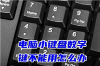 电脑数字键打不出数字怎么版 电脑小键盘数字键不能用的解决方法