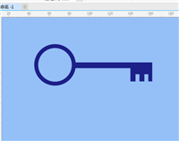 cdrX7怎么绘制老式钥匙图形? cdr钥匙图标的手绘方法