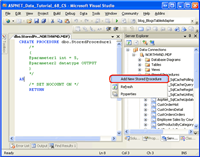 在ASP.NET 2.0中操作数据之六十六:在TableAdapters中使用现有的存储过程
