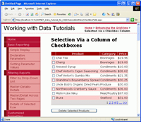 在ASP.NET 2.0中操作数据之五十:为GridView控件添加Checkbox