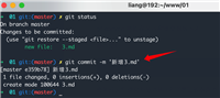 关于git commit 命令解读