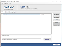 如何免费激活SysTools Split PST 附激活教程/补丁
