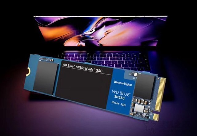 西部数据blue sn550 250gb m.2接口(nvme协议)固态硬盘