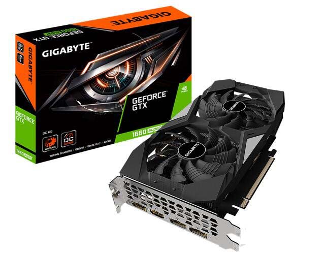 技嘉 geforce gtx 1660 super oc 风神 6g（gv-n166soc-6gd）