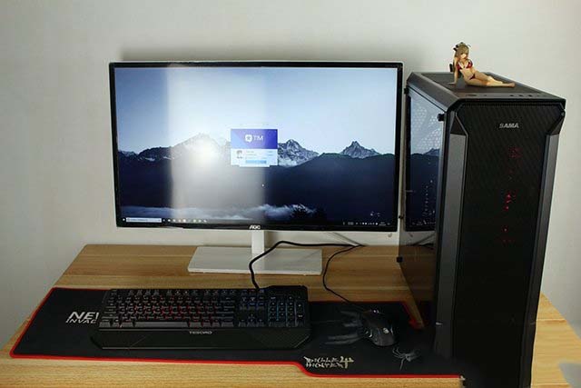 性价比主流装机 九代酷睿i5-9400f配gtx1660独显diy组装电脑主机