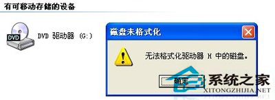 u盘无法打开和格式化的修复教程