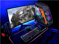 高颜值异形机箱外观光污染主机 锐龙R5-3600配RX5500XT电脑配置详解