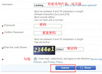 Moniker 注册申请Moniker.com新账户(图文)