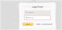 html+css3实现的登录界面