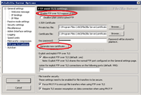 Filezilla server配置FTP服务器中的各种问题与解决方法