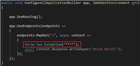ASP.NET Core基础之异常中间件