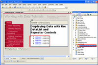在ASP.NET 2.0中操作数据之二十九:用DataList和Repeater来显示数据