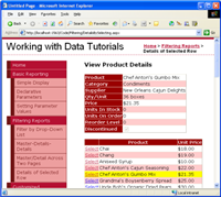 在ASP.NET 2.0中操作数据之十:使用 GridView和DetailView实现的主/从报表