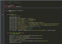 Appium+python+unittest搭建UI自动化框架的实现
