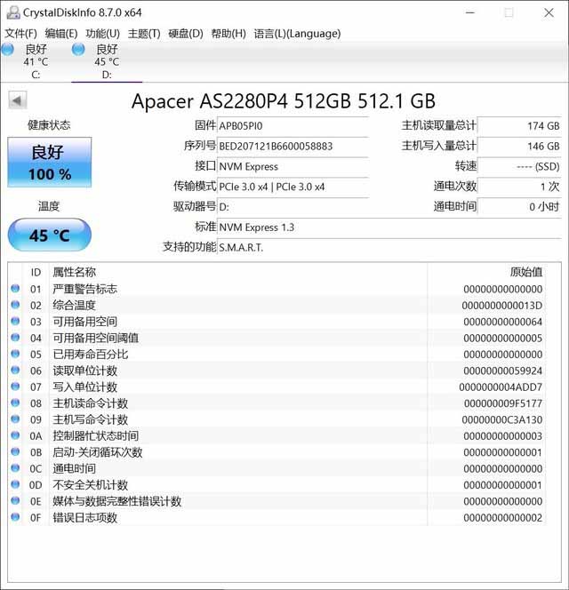宇瞻as2280p4固态硬盘评测：极速响应攒机首选 