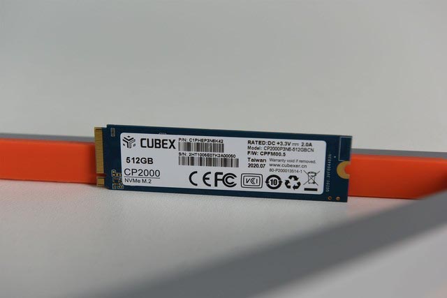 速柏cp2000 nvme固态硬盘评测：入门首选担当 