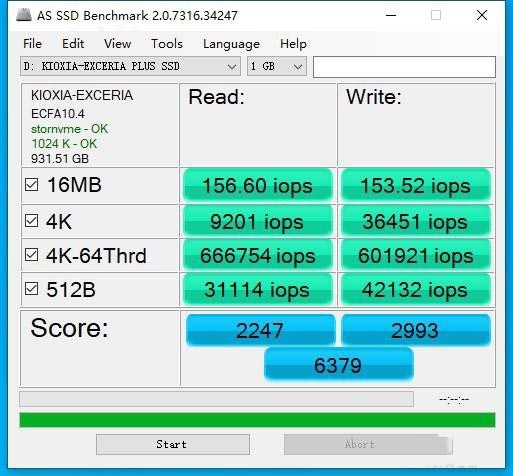 铠侠 exceria plus 极至光速 固态硬盘评测：从toshiba到铠侠 不变的是性能 