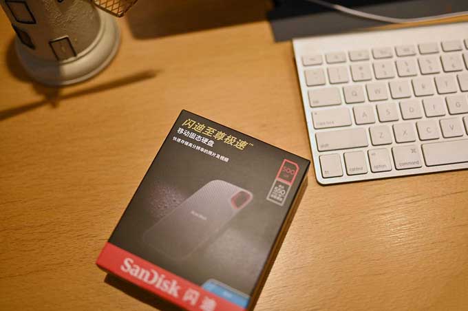 550m/s,移动硬盘中的战斗机:闪迪e60开箱