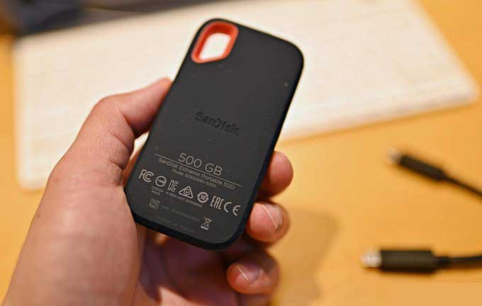 550m/s,移动硬盘中的战斗机:闪迪e60开箱