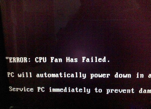 电脑开机显示英文“error:cpu fan has failed”解决办法