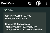 DroidCam如何使用?DroidCam使用方法