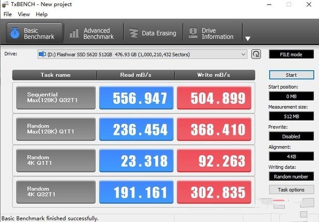 flash war s620（512gb）固态硬盘 稳定读写 