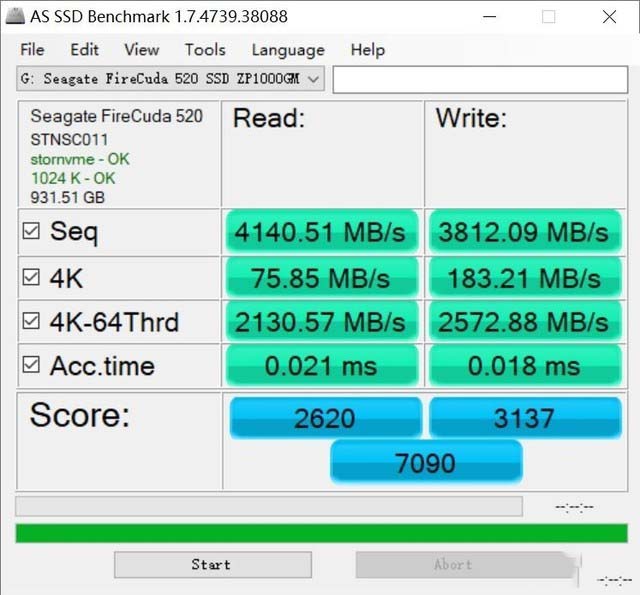 希捷酷玩520固态评测：pcie 4.0 不止于快 