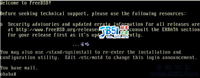 登入和注销 FreeBSD 系统