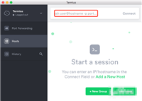 termius怎么使用?termius for mac使用ssh命令登陆服务器的方法教程