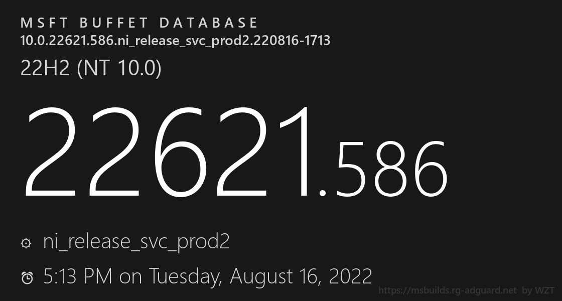 win11 22621.586/22622.586（kb5016701