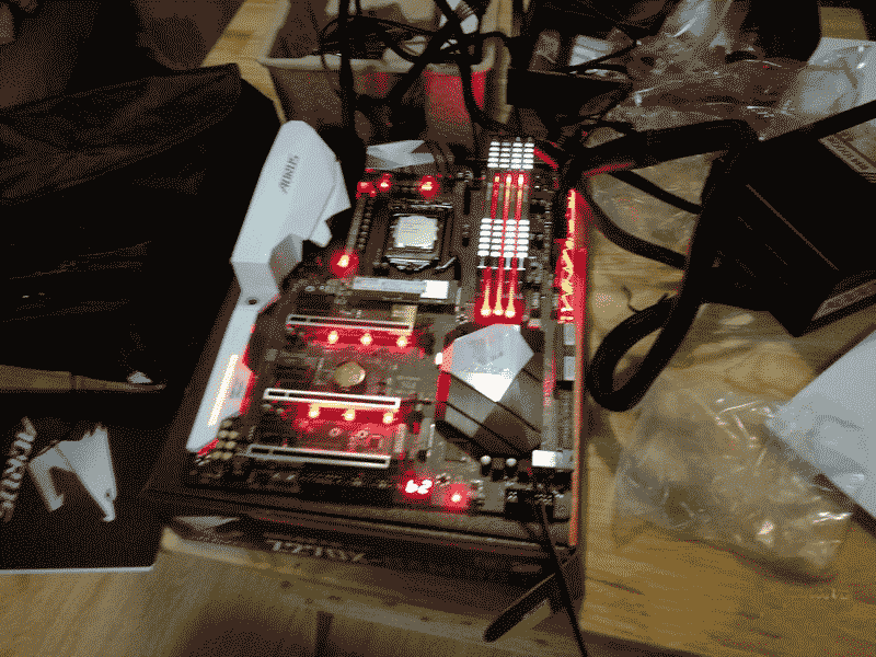i7-7700k+1080sli装机作业