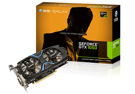 影驰gtx1050黑将 2gd5