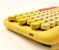 小米众筹迎来洛斐圆点蓝牙机械键盘B.Duck小黄鸭套装