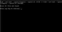 开机显示英文:find --set-root…不能正常进入系统的解决方法