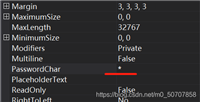 C# textbox密码框设置方式