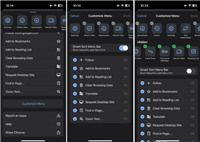 iOS 版 Chrome 125 浏览器迎来更新:可自定义菜单栏
