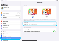 iPadOS13系统如何把小部件页面保留在主屏幕?