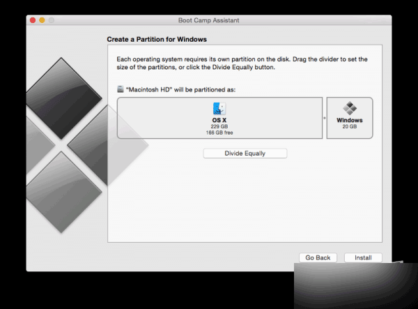 苹果mac系统安装windows 10教程