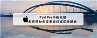 iPad Pro平板色彩滤镜怎么帮助色盲过滤区分颜色?