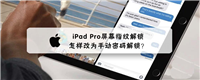 苹果iPad Pro屏幕指纹解锁怎么换成手动密码解锁?