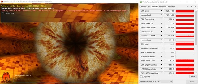 华硕tuf rtx3080 o10g gaming首测 