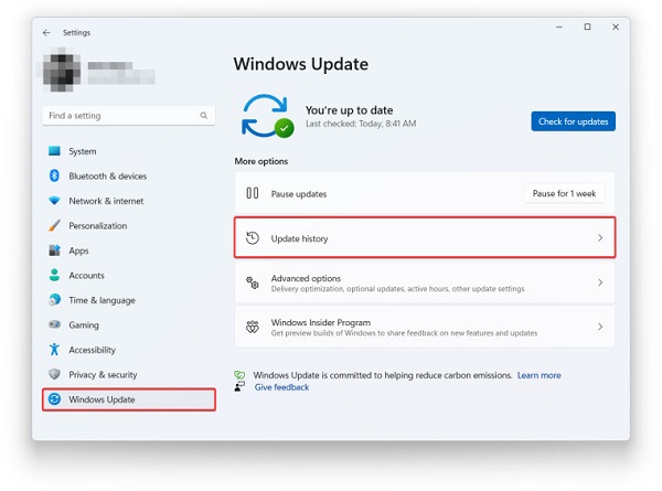 win11 22h2怎么卸载更新补丁