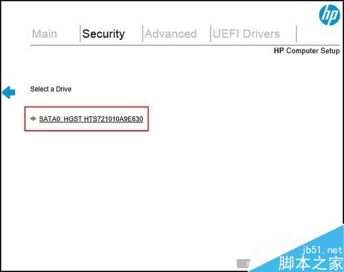 惠普台式机如何在uefi bios中清除硬盘数据