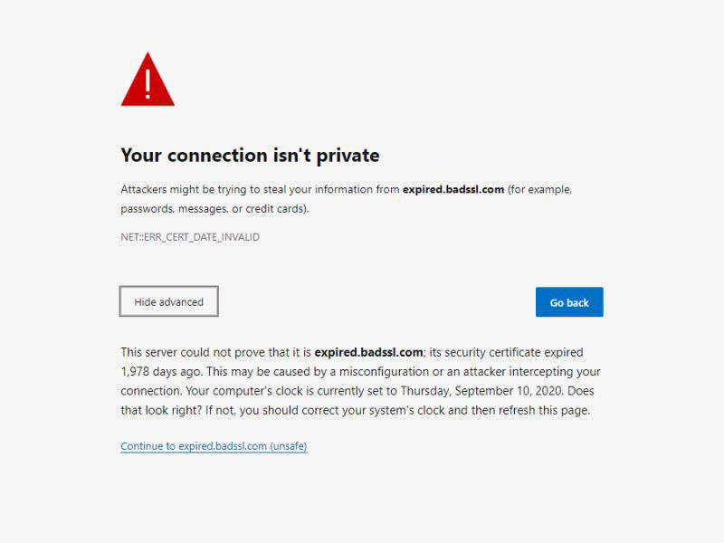 错误码net::err_cert_date_invalid证书